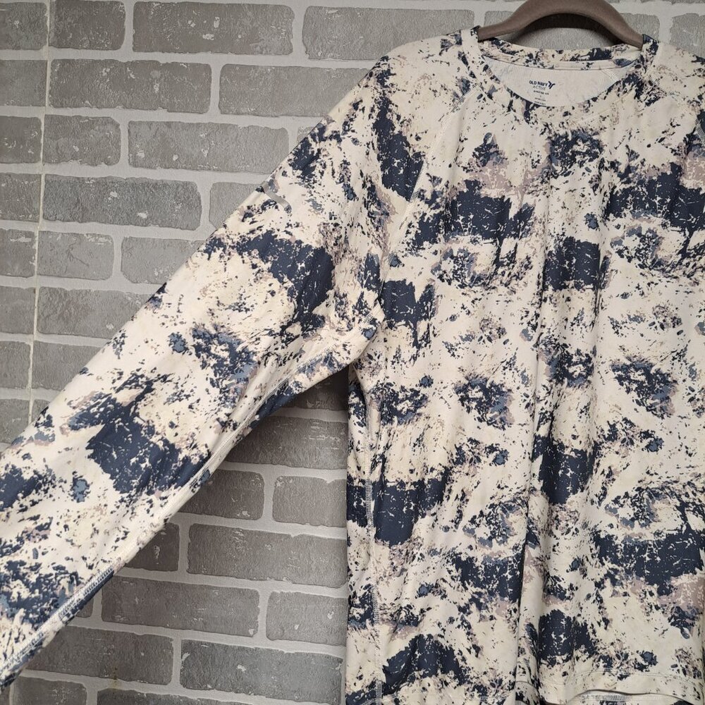 Old Navy Women Tie Dye Active Breathe On Go-Dry Cool Long Sleeve Shirt Large - Picture 3 of 10